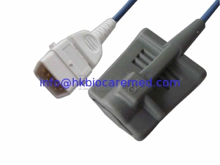 China Sensor macio adulto reusável e compatível da ponta spo2 de BCI, cabo do comprimento de 3m fornecedor