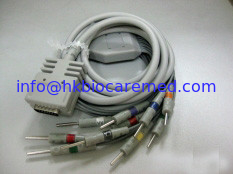 China Burdick 10 conduz o cabo do ECG com tipo extremidade do ruído, IEC, EK-10 fornecedor