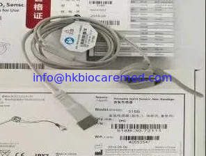 China Os sensores Spo2 reusáveis originais de Mindray 518B, envolvem o estilo da correia, pé recém-nascido, dedo adulto/criança, 1.1m, 518B-30-72111 fornecedor