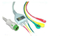 Cabo compatível da ligação ECG de Mindray 3 com extremidade instantânea, IEC fornecedor