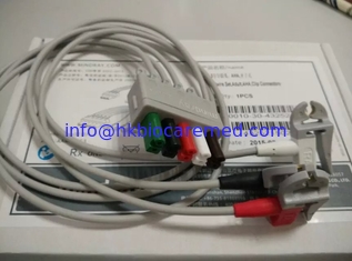 China Leadwire original da ligação ECG de Mindray 5, extremidade do grampo, AHA, 0010-30-43252 fornecedor