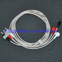 China original 3 conduz o cabo do leadwire do ecg, M1605A, extremidade da pressão, AHA fornecedor