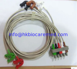China original 5 conduz o cabo do leadwire do ecg, M1623A, extremidade do GRAMPO, AHA fornecedor