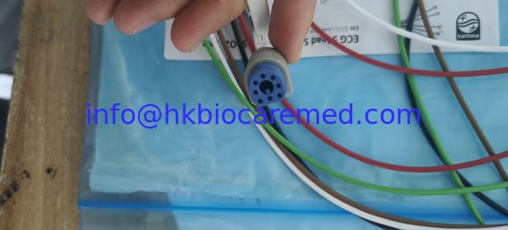 5 cabos ECG de chumbo para o sistema de telemetria MX40 2,4 GHz com sensor SPO2 989803171841